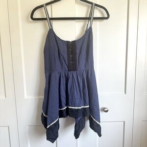 Anthropologie/Odille Navy Blue Tank Top Size 4